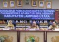 Pemkab Lampura Sosialisasi Aturan Baru Pakaian Dinas