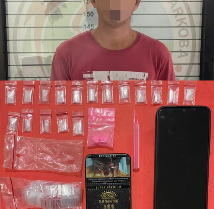 Pengedar Sabu dan Ekstasi Di Wilayah Lampung Utara Ditangkap Polisi