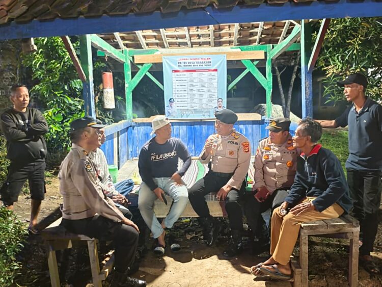 Jaga Kamtibmas, Kapolres Mesuji Perintahkan Bhabinkamtibmas Patroli Siskamling