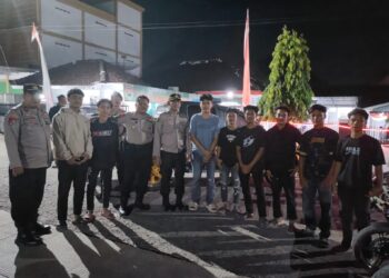 Hampir Bertikai Dengan Kelompok Pemuda Lain, 9 Remaja Warga Desa Eka Mulya di Kawal Anggota Samapta Polres Mesuji Pulang