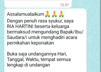 Waspada, Nomor Pribadi Ketua DPRD Kota Metro Diretas