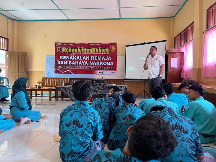 Cegah Kenakalan Remaja, Polres Mesuji Rutin Sambang Binluh di Lingkungan Sekolah