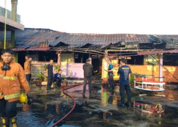 TK Khodijah Hangus Terbakar, Kerugian Ditaksir Capai Ratusan Juta Rupiah ‎