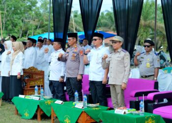 Kakan ATR/BPN Mesuji Hadiri Apel Hari Santri Tahun 2025