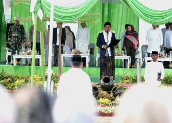Bupati Riyanto Pamungkas Ajak Santri Pringsewu Kobarkan Semangat Jihad Ilmu di Hari Santri Nasional 2025