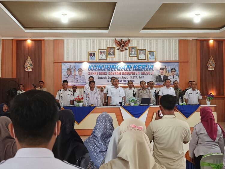 Pemkab Mesuji dan ATR/BPN Gelar Sosialisasi Penyuluhan Hukum Pengelolaan Tanah Aset Desa