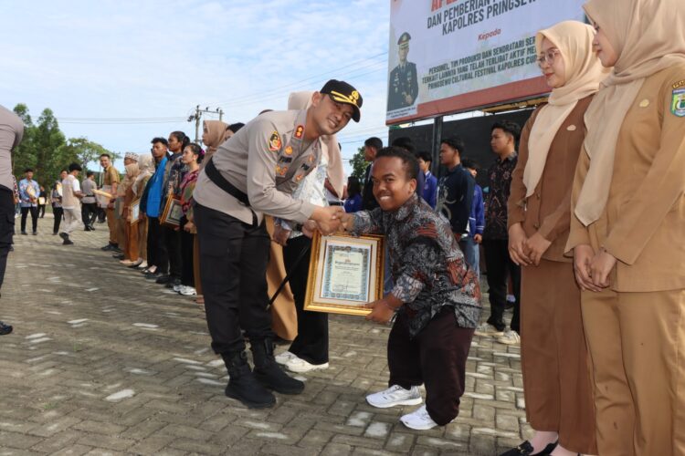 Kapolres Pringsewu Apresiasi 91 Kontributor di Pringsewu Cultural Festival 2025