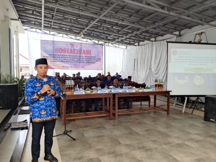 BPN Bersama Pemda Mesuji Lakukan Sosialisasi dan Penyuluhan IP4T