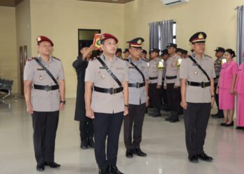 Pejabat Utama Polres Pringsewu Berganti, Kapolres Tekankan Regenerasi dan Pelayanan Publik