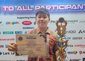 Siswa SD Di Lampung Utara, Raih Medali Emas Di Olimpiade Nasional OTN Ke-7 Di Jakarta