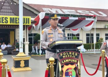 Polres dan Pemkab Mesuji Gelar Apel Kesiapan Tanggap Darurat Bencana Hidrometeorologi