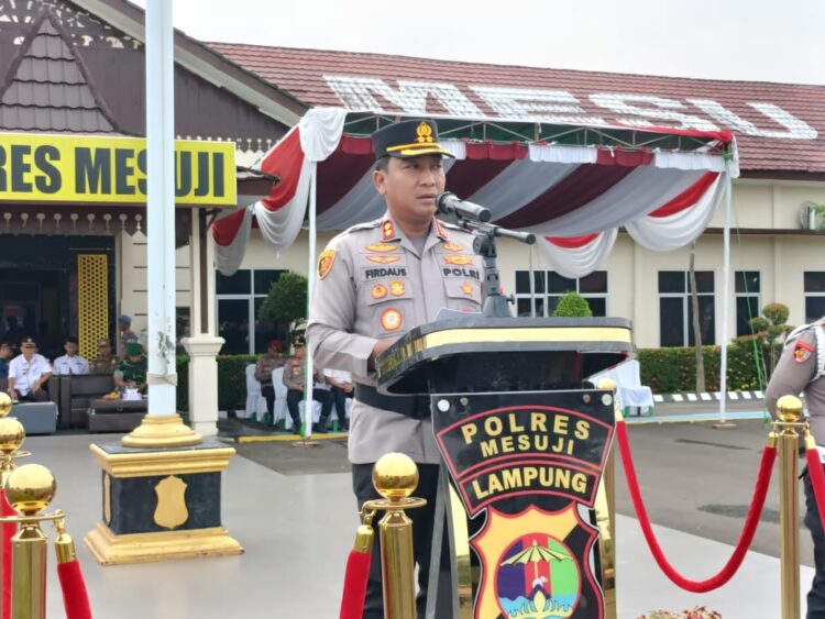 Polres dan Pemkab Mesuji Gelar Apel Kesiapan Tanggap Darurat Bencana Hidrometeorologi