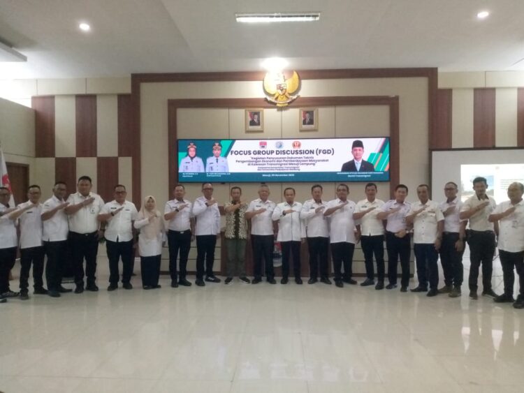 BPN Mesuji Ikuti FGD Penyusunan Dokumen Studi Kelayakan Pengembangan Ekonomi dan Pemberdayaan Masyarakat Transmigrasi