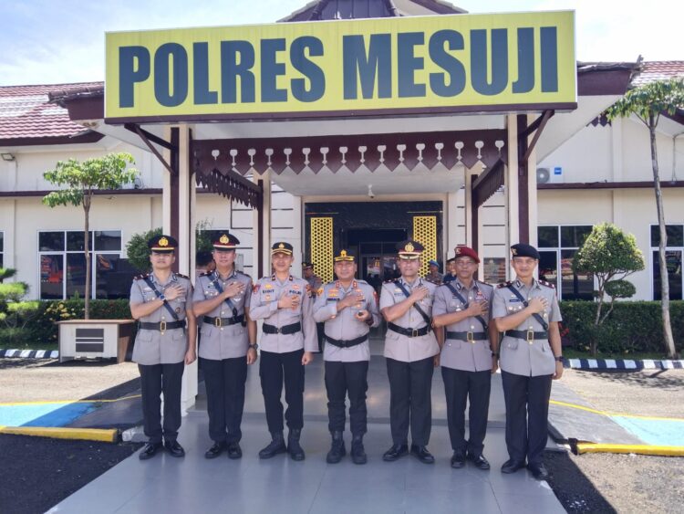 Pimpin Sertijab Lima Perwiranya, Begini Pesan Kapolres Mesuji