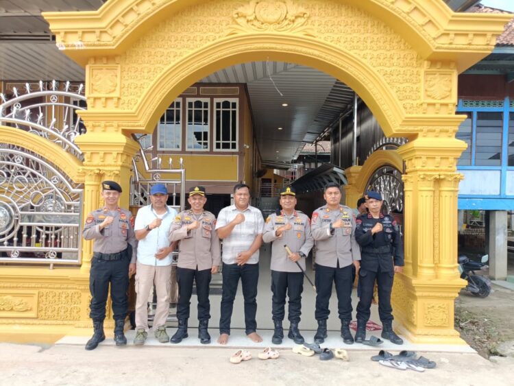 Jaga Situasi Kamtibmas di Wilayah Perbatasan Mesuji-OKI, Kapolres Sambangi Kades Sungai Sodong