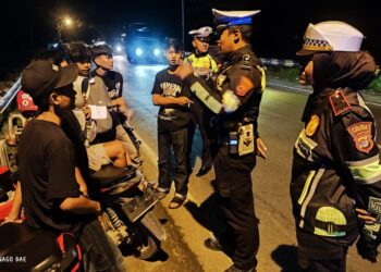 Cegah Balap Liar, Satgas Operasi Zebra Polres Pringsewu Gelar Patroli di Jalur Lintas Barat Sumatera