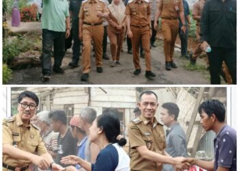 Langkah Cepat Bupati Dan Wakil Bupati Lampura Bantu Korban Puting Beliung