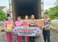 Kapolres Mesuji Lepas Bantuan Kemanusiaan Untuk Korban Bencana Alam di Sumbar