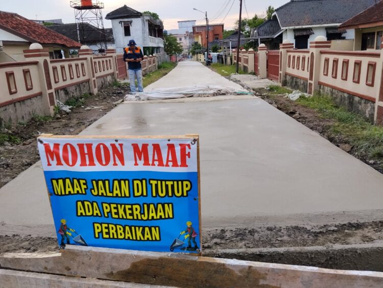 Lama tak dibangun, Jalan Pengayoman Way Urang Kalianda sudah rampung 35 Persen