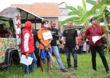 Polisi Rekonstruksi Pembunuhan Kakak Ipar di Pringsewu, 17 Adegan Ungkap Kronologi Kejadian