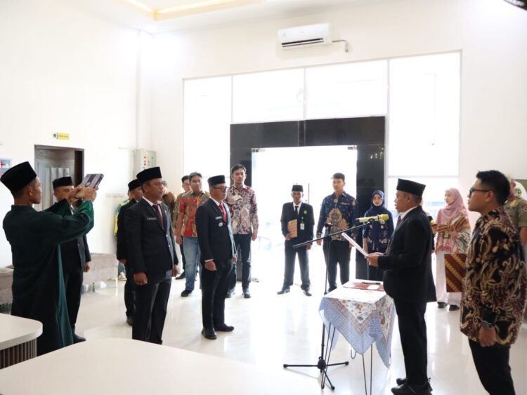 Kepala BPN Lantik 4 PPATS Dilingkungan Kantor Pertanahan Mesuji