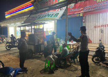 Cegah C3, Polres Mesuji Gelar Patroli Dialogis Di Desa Simpang Mesuji