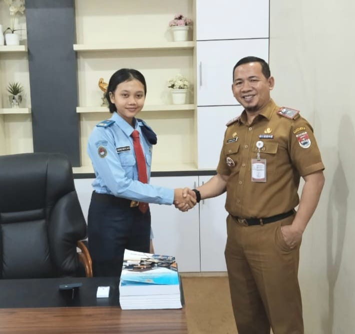 Diwawancarai Siswi Taruna Nusantara, Begini Pesan Sekda Mesuji