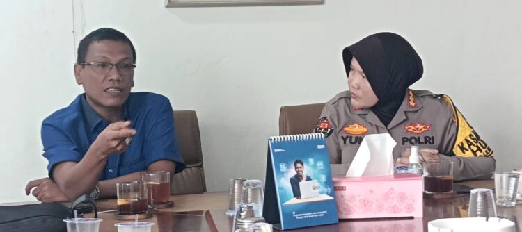 Kunjungi Balai Wartawan, Polda Lampung Sampaikan Permohonan Maaf ke PWI