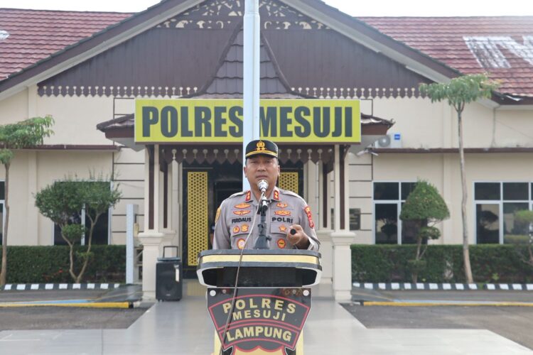 Kapolres Mesuji Pimpin Apel Perdana Awal Tahun 2026, Ini Pesannya