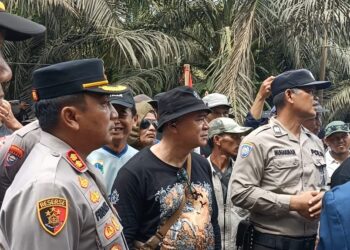 Jaga Kondusifitas, Kapolres Mesuji Turun Langsung Kawal Aksi Damai Warga di PT PAL