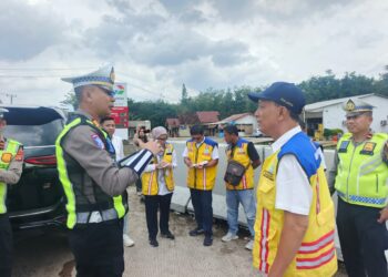 Jelang Ops Ketupat Krakatau 2026, Kasatlantas Polres Mesuji Cek Kesiapan Pos Pam dan Pos Yan