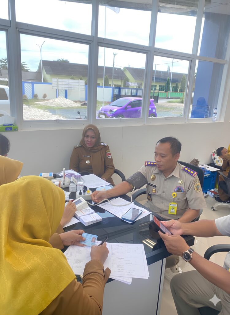Gandeng Dinkes, BPN Mesuji Gelar Bakti Sosial Donor Darah