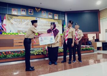 Wabup Umi Laila Pimpin dan Buka Rakercab XI Gerakan Pramuka Pringsewu 2026