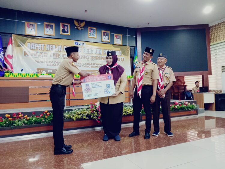 Wabup Umi Laila Pimpin dan Buka Rakercab XI Gerakan Pramuka Pringsewu 2026