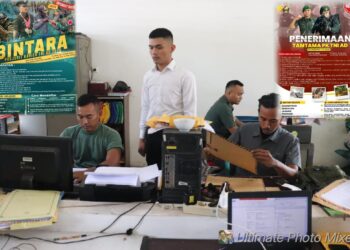 TNI AD Buka Pendaftaran Diikuti Ratusan Pemuda, Mendapat Sambutang Hangat Masyarakat