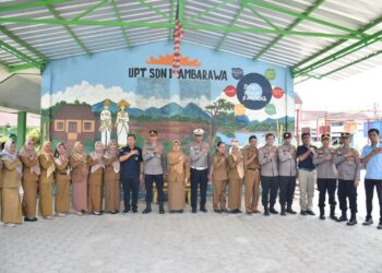 Wakapolres Pringsewu Tinjau Produksi hingga Distribusi Program Makan Bergizi Gratis