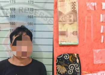 Miliki 9 Paket Sabu, Buruh Harian Lepas Di Lampura Ditangkap Polisi