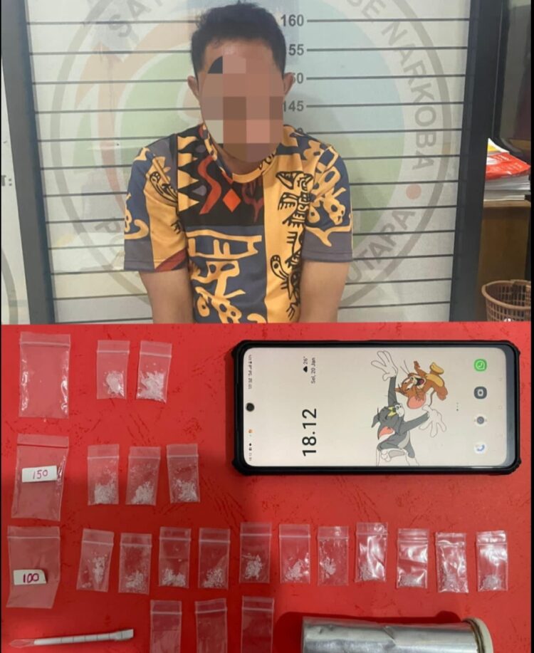 Polisi Tangkap Pelaku Pengedar Sabu Di Lampung Utara