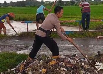 Hujan Lebat Picu Banjir di Titik Strategis Gadingrejo, Polisi Imbau Warga Waspada