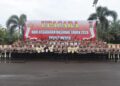 Pimpin Upacara Peringatan Hari Kesadaran Nasional, Ini Amanat Kapolres Mesuji
