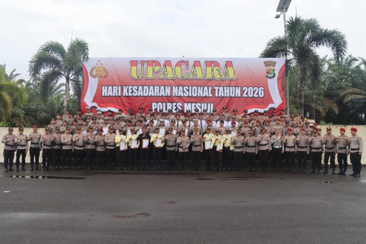 Pimpin Upacara Peringatan Hari Kesadaran Nasional, Ini Amanat Kapolres Mesuji
