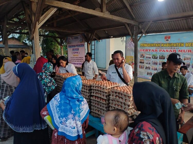 Tekan Inflasi, Pemkab Mesuji Gelar Pasar Murah 16 Kali Selama Bulan Ramadhan