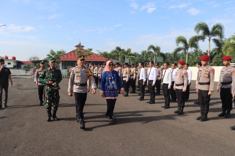 Polres Mesuji Gelar Apel Siaga Kamtibmas Selama Ramadhan 1447 H/2026 M