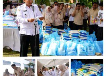 Korpri Provinsi Lampung Gelar Ramadan Berbagi, Salurkan Bantuan Sembako Bagi ASN Golongan I dan II