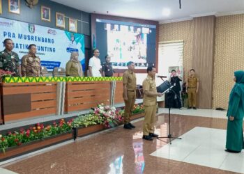 Rahayu Sri Astutik Riyanto Dikukuhkan Jadi Duta Peduli Stunting Kabupaten Pringsewu