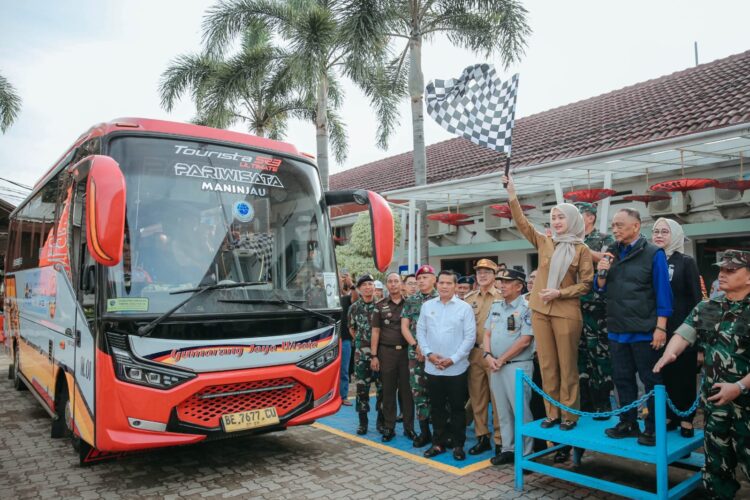 Wagub Jihan Nurlela Lepas 1.886 Pemudik dalam Program Mudik Gratis Lampung 2026