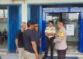 Bhabinkamtibmas Polsek Mesuji Timur Laksanakan Sambang dan Binluh, Imbau Satpam Bank BRI