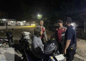 Jaga Kamtibmas Dari Gangguan, Polres Mesuji Perkuat Patroli Malam di Titik Rawan