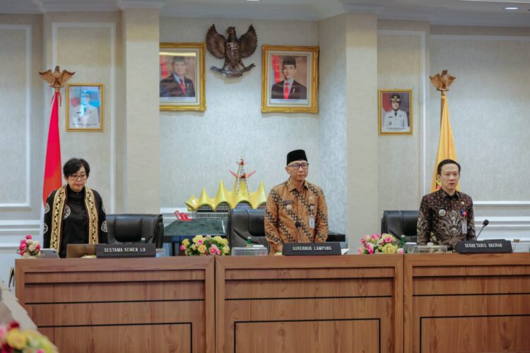Pemprov Lampung Gelar Rapat Pengelolaan Sampah Terpadu Bersama KLH, Gubernur Rahmat Mirzani Djausal Dukung Penuh Program Indonesia Bersih 100 Persen