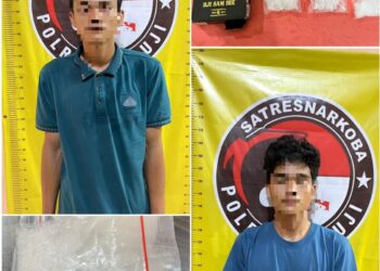 Kedapatan Miliki Sabu, Dua Supir Ditangkap Sat Res Narkoba Polres Mesuji
